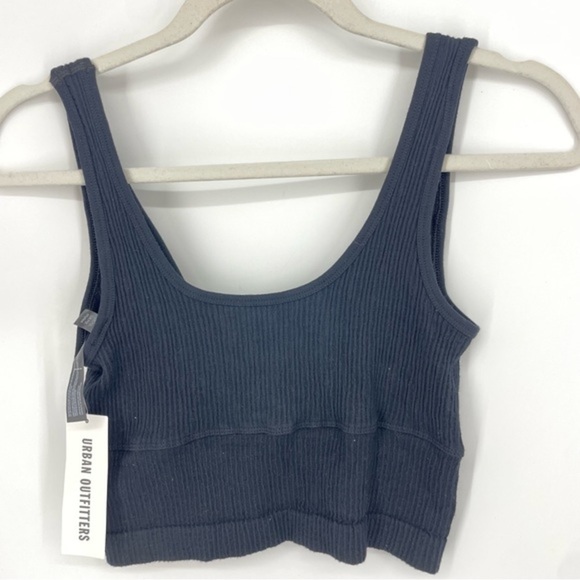 Urban Outfitters out from under ribbed Crop Tank black Sz M-L - Picture 5 of 6